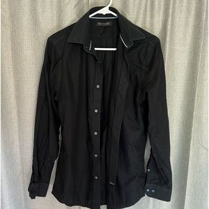 Banana republic black shirt,size S